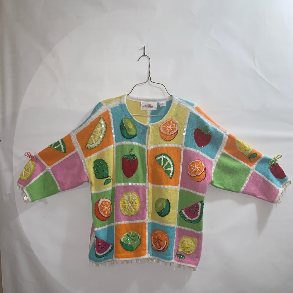 Janes Closet Sweater Cardigan Beaded